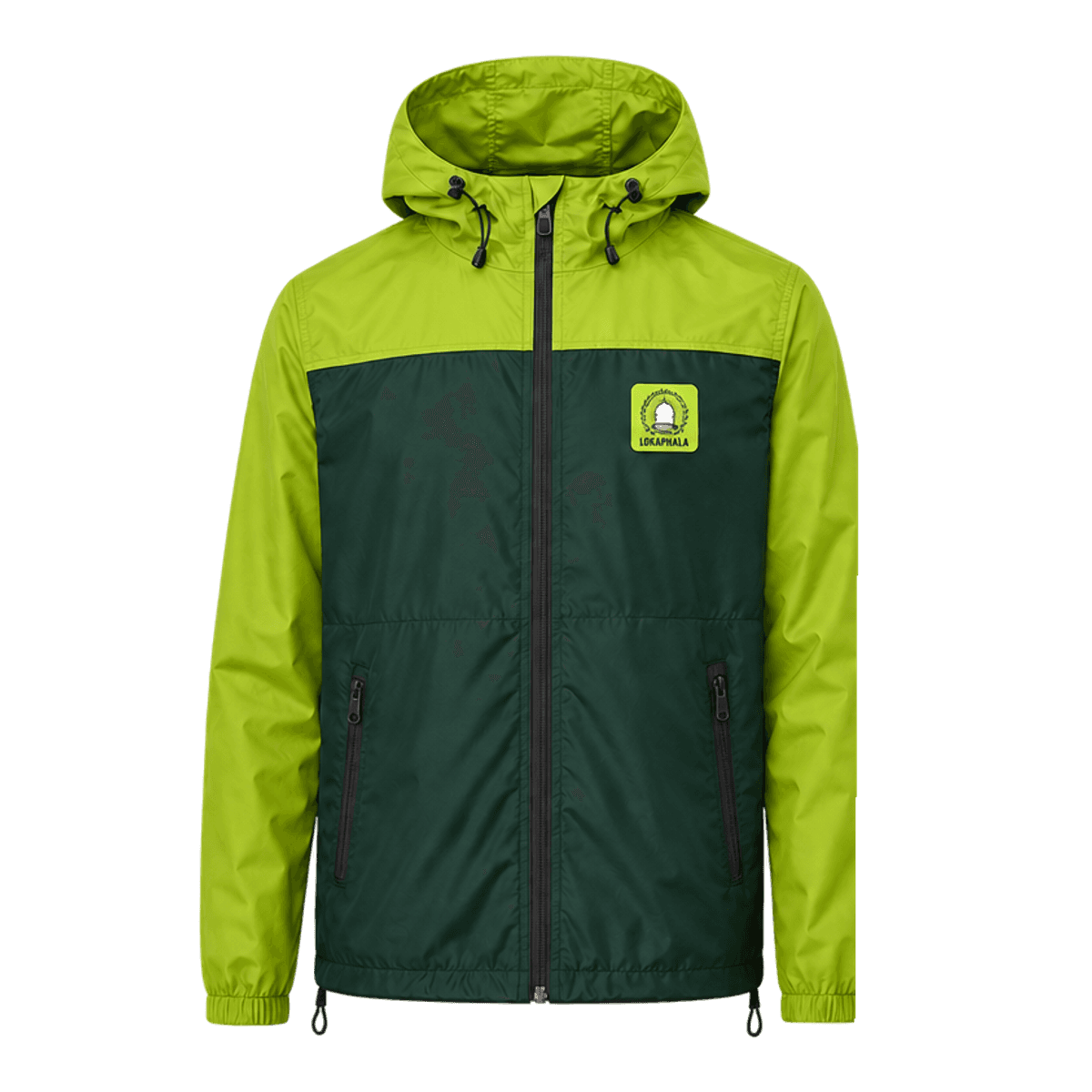 Windbreaker Lokaphala — tampak depan