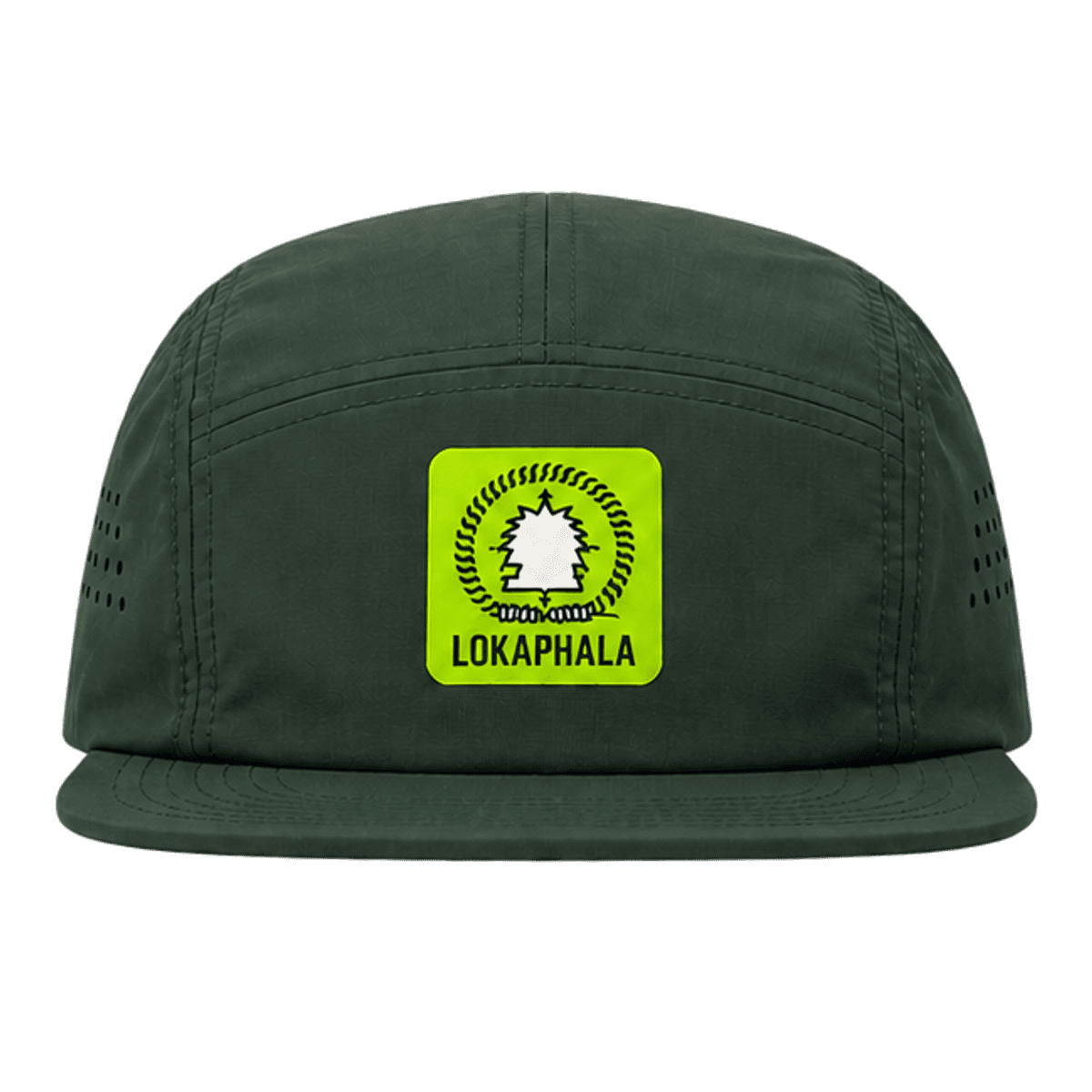 5-Panel Trail Cap Lokaphala — tampak depan