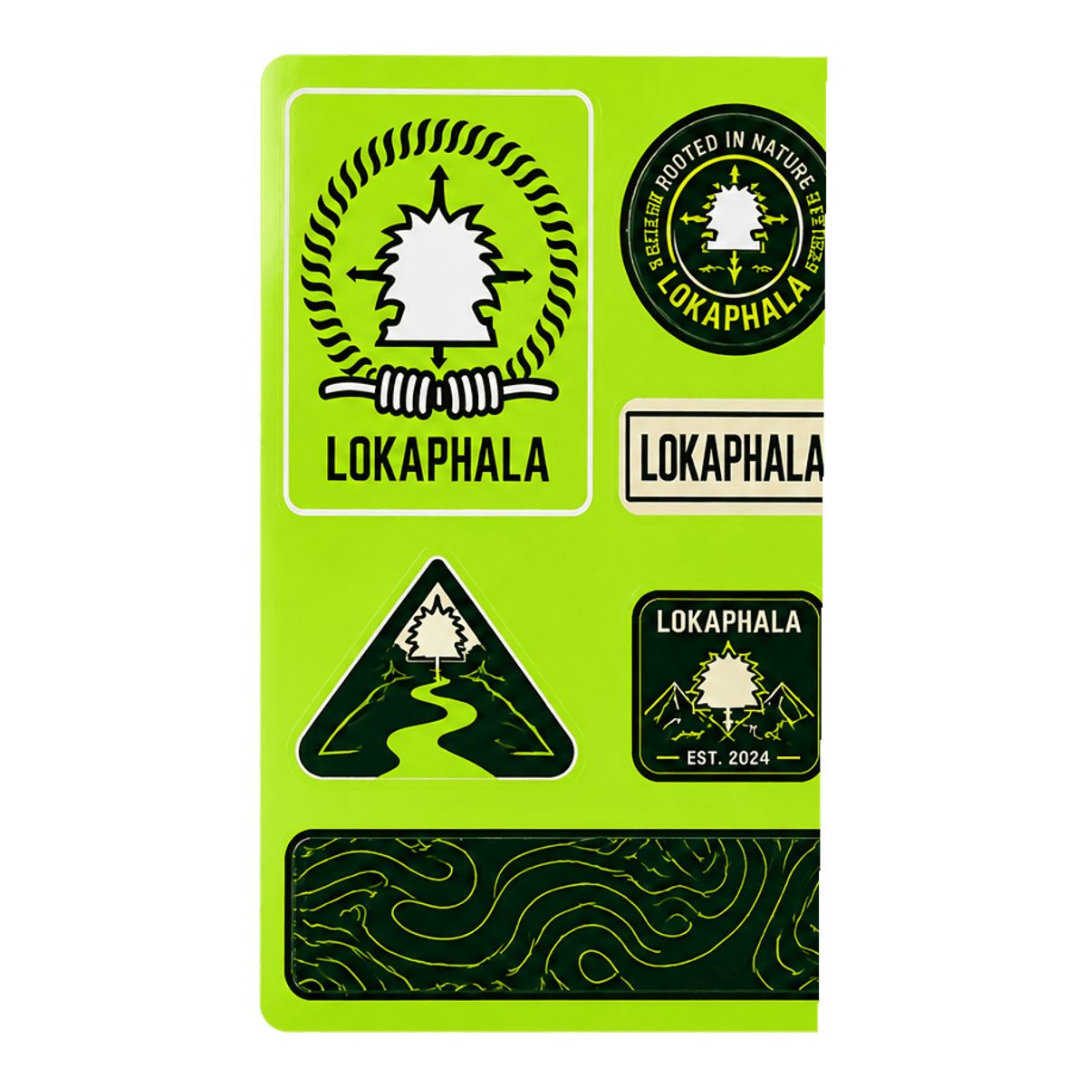 Sticker Sheet Lokaphala — tampak depan
